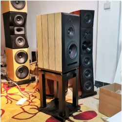 Solid wood front speaker hifi three-way bookshelf box subwoofer