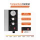 Electric Pizza Oven - 18-Inch Commercial Pizza Ovens 842F Max Temp 1740W Large Pizza Oven Counter with Temp & Time Control Built-in Thermometer Indoor Pizza Maker for Restaurant & Home Use - Perfect for Crispy Pizzas, Baking Bread, Pastries