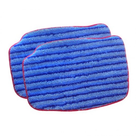 MC1385 Deluxe Canister Steam Cleaner with 23 Accessories and A1230-005 Nylon Utility Brush 5 Pack and A1375-101 Replacement Scrubbing Microfiber Mop Pad for MC1375, MC1385, 2-Pack