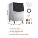Ice Storage Bin - 250LBS Capacity Stainless Steel Ice Storage with Water Filter, Adjustable Anti-Slip Rubber Feet & 8-Hour Insulation, Ideal for Restaurants, Hotels & Beverage Shops