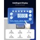 Commercial Ice Maker - 450 lbs/Day Stainless Steel Ice Machine with Scheduled Ice-Making, Self-Cleaning Function, and Adjustable Thickness for Restaurant, Bar, Cafe, Hotel - High Capacity Ice Production Fast Ice Cubes Ready in 12-15 Minutes