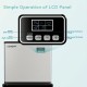 Commercial Ice Making Machine 400Lbs/24H, SECOP Compressor &, Professional Ice Machine, 250Lbs Ice Capacity, Quick Ice Production in 8-15 Min, Stainless Steel Ice Generator for Pub/Coffee Shop/Dining Options/Commercial Setting