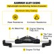 Hydraulic Steering Cylinder 300 - Front Mount Outboard Marine Steering Kit for Center Console, Bass & Offshore Fishing Boats - Corrosion-Resistant Aluminum Alloy, Built-In Two-Way Lock, ORB Fitting - Ideal for Hydraulic Steering System Without Hose & Helm