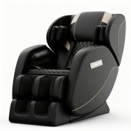Full Body Zero Gravity Massage Chair with Heating, Airbags, Wireless Speaker, Foot Roller, And Touch Screen Control