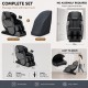 Yitouch 4D Full Body Massage Chair with Heat - Zero Gravity Recliner, Voice Control, 24 Massage Heads & 16 Airbags, Wireless, Wide-Screen Controller, 5 Auto Modes for Neck/Back/Leg Relaxation, Ideal Thanksgiving Gift