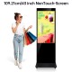 1pc Black 43-Inch Digital Signage Kiosk Display 1080P Digital Kiosk Interactive Displays Floor Standing 2K IPS Smart Indoor Interactive LCD Commercial Kiosk with Android 11 System Interactive Advertising Media Player (Two Types Available: Non-Touchs