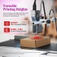 Professional Industrial Inkjet Coding Machine with 7.5In Conveyor Belt, 2-12.7Mm Print Height, for Expiry Dates, Barcode, QR Code Printer, Compatible for Labeling for Batch Numbers, Date Printing for Retail, Pharmaceutical, Logistics